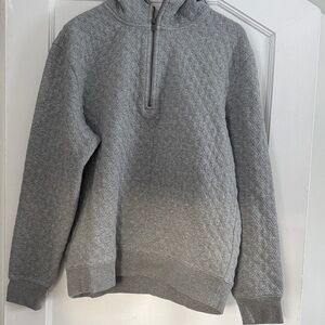 Express Men's Gray Zip-Up Sweater